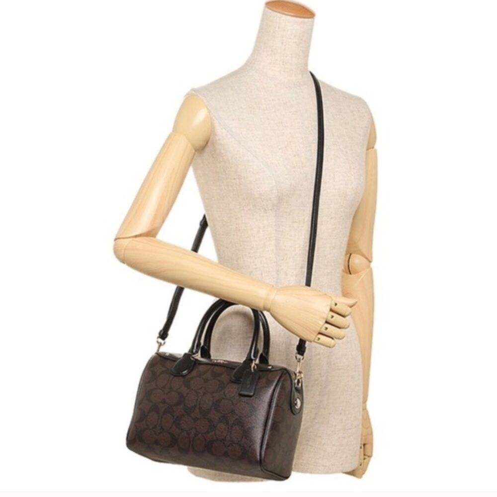 💦🌸coach Bennett 🌸crossbody/Satchel/black - Picture 7 of 8